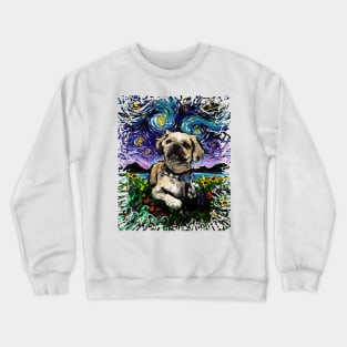 Shih Tzu Night 3 Crewneck Sweatshirt